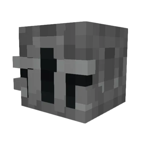 Anjaknight Minecraft avatar head, 3D render