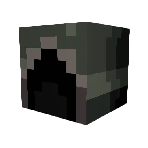 AnjerOnett Minecraft avatar head, 3D render