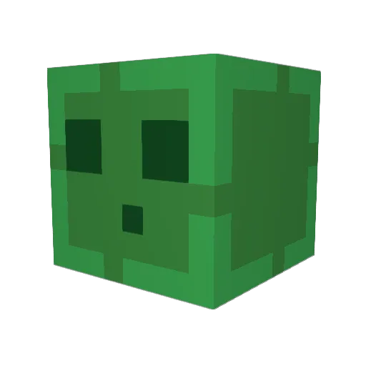 Anji1610 Minecraft avatar head, 3D render