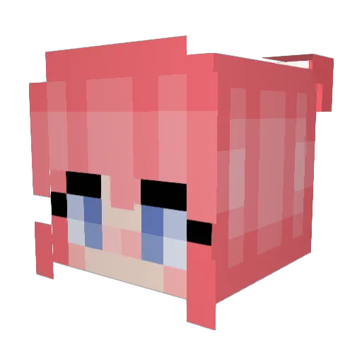 Ankabo_ Minecraft avatar head, 3D render
