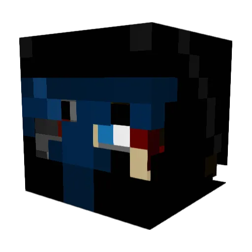 AnkanArne69 Minecraft avatar head, 3D render