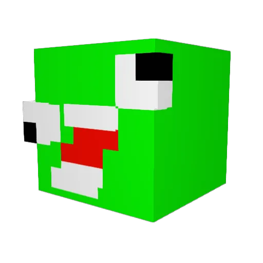 Ankanandersson Minecraft avatar head, 3D render