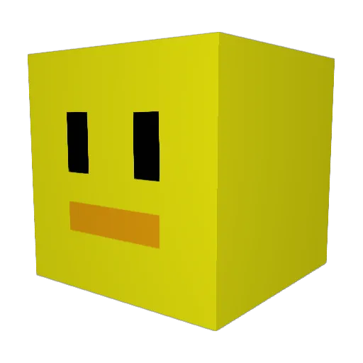 Ankanxz Minecraft avatar head, 3D render