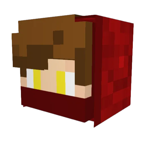 Ankhus18 Minecraft avatar head, 3D render