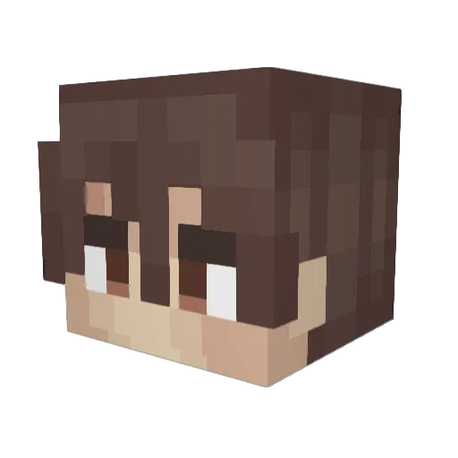 AnkleBiter127 Minecraft avatar head, 3D render