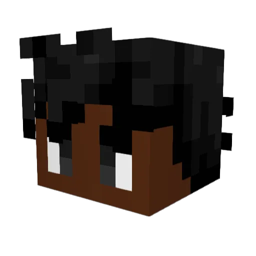 Anklew00 Minecraft avatar head, 3D render