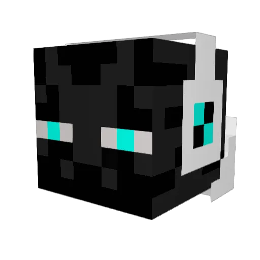 Anko_San Minecraft avatar head, 3D render