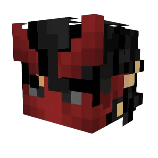 Ankris85 Minecraft avatar head, 3D render