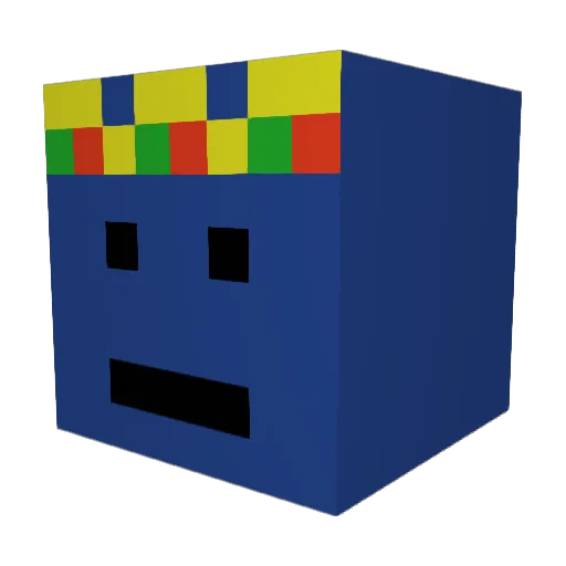 Ankster_10 Minecraft avatar head, 3D render