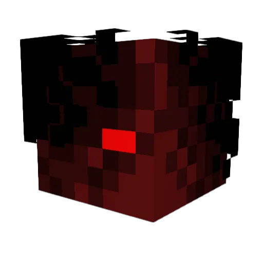 Anl10 Minecraft avatar head, 3D render