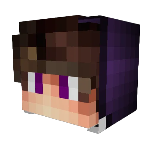 Anleitunq Minecraft avatar head, 3D render