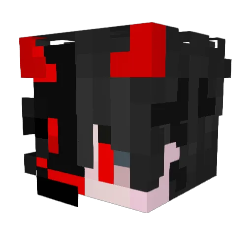 AnmuVipyc Minecraft avatar head, 3D render