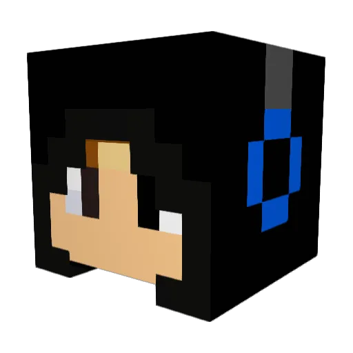 Ann212253 Minecraft avatar head, 3D render