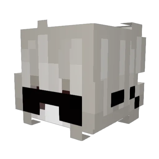 AnnRR1 Minecraft avatar head, 3D render
