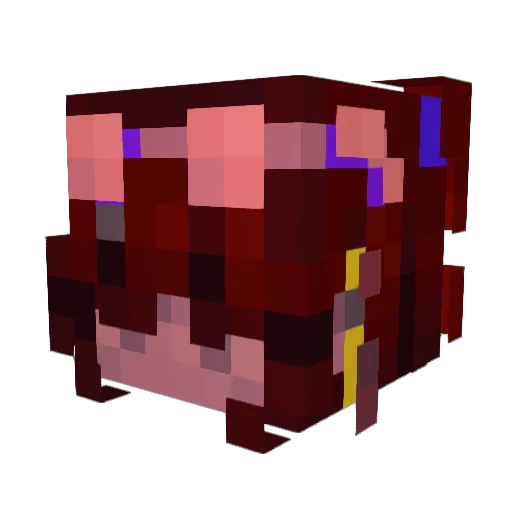 Anna0813 Minecraft avatar head, 3D render