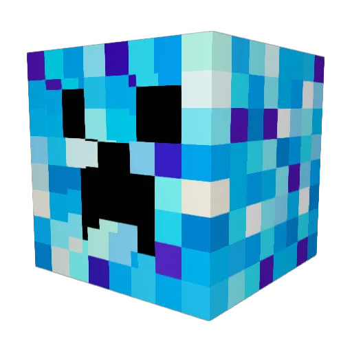 Anna111111 Minecraft avatar head, 3D render