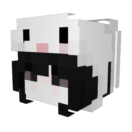 Anna4Life Minecraft avatar head, 3D render