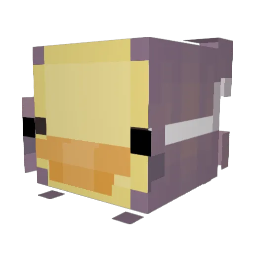AnnaBL04 Minecraft avatar head, 3D render