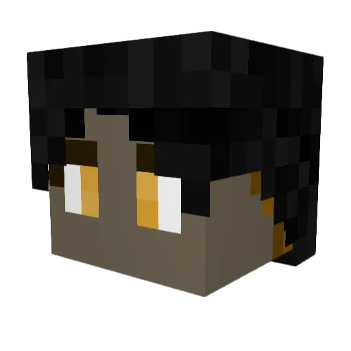 Anna_0912 Minecraft avatar head, 3D render