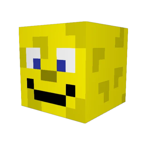 Anna_98 Minecraft avatar head, 3D render