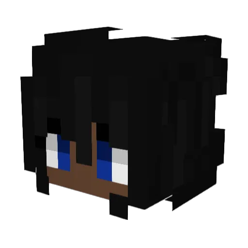 Anna_May Minecraft avatar head, 3D render