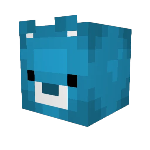 Anna_Panna Minecraft avatar head, 3D render