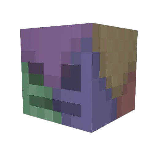 AnnabelleGrace Minecraft avatar head, 3D render