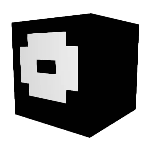 Annaela Minecraft avatar head, 3D render