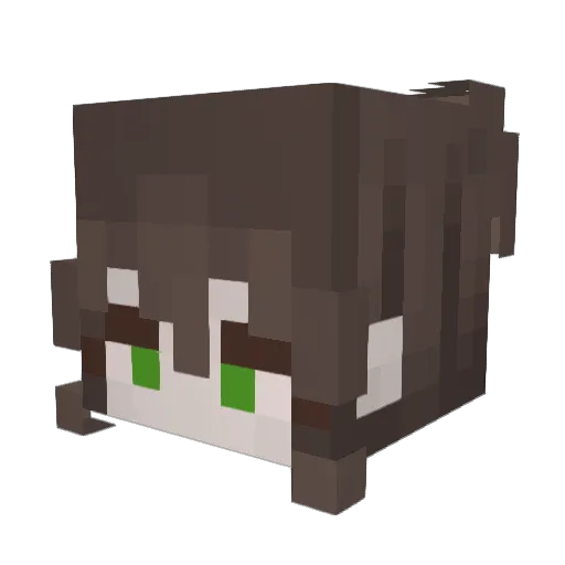 Annaihilator Minecraft avatar head, 3D render
