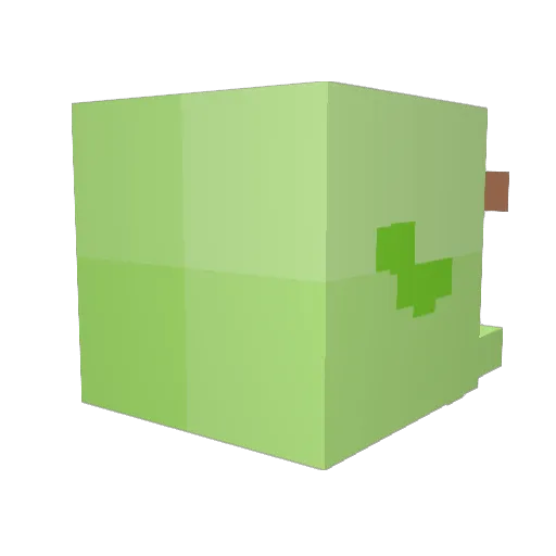 Annakild Minecraft avatar head, 3D render