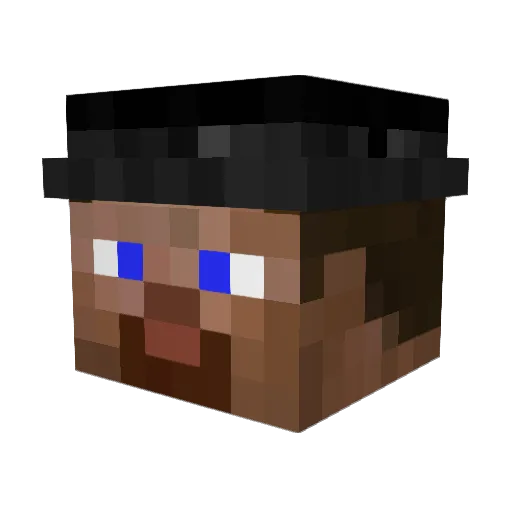 Annarkwin Minecraft avatar head, 3D render