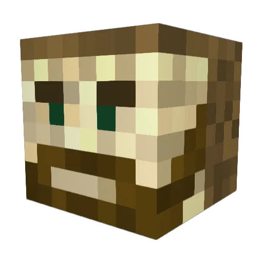 Annawantimes Minecraft avatar head, 3D render