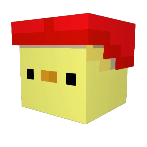 Annax01 Minecraft avatar head, 3D render