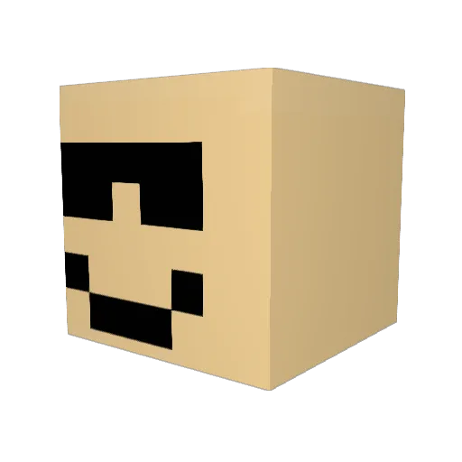 AnneKaastrup Minecraft avatar head, 3D render