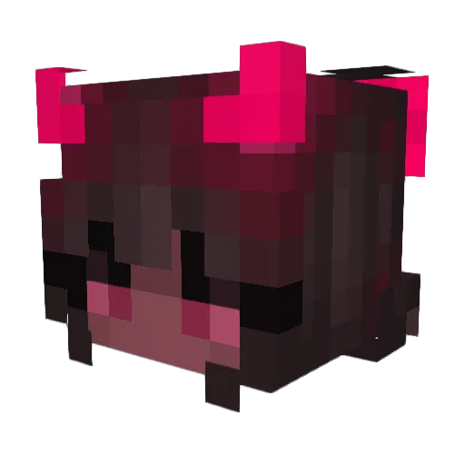 AnneSnugglepuff Minecraft avatar head, 3D render
