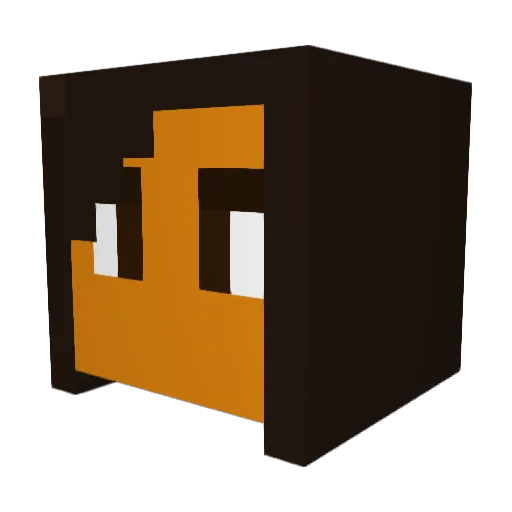 AnneThomas Minecraft avatar head, 3D render