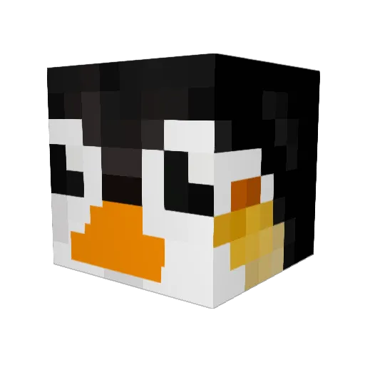 Annekarien Minecraft avatar head, 3D render