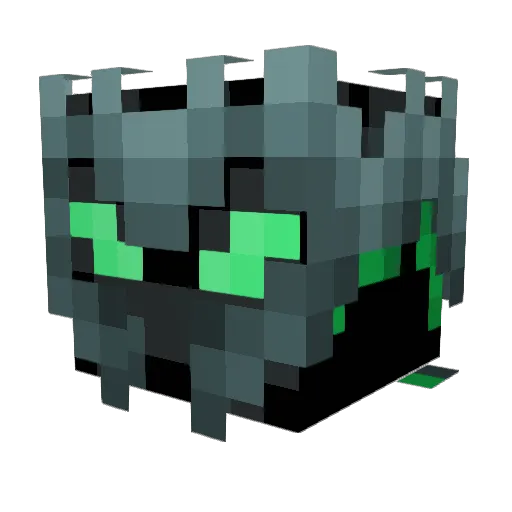 Annexum Minecraft avatar head, 3D render