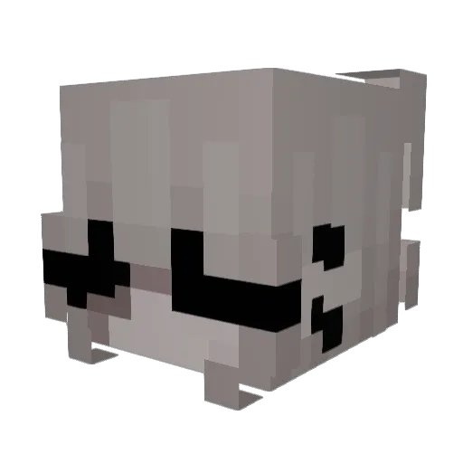 Anni27HD Minecraft avatar head, 3D render