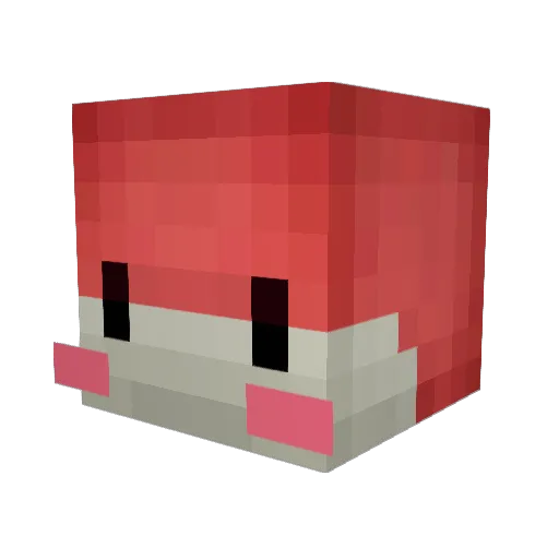 AnnieRiko Minecraft avatar head, 3D render
