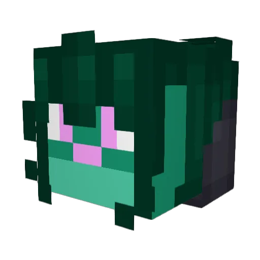 AnnieTheTired Minecraft avatar head, 3D render