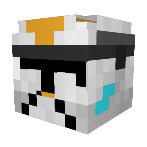 Annihilator391 Minecraft avatar head, 3D render