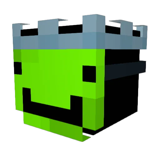 Anniika770 Minecraft avatar head, 3D render