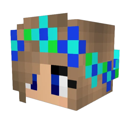 Annika_1911 Minecraft avatar head, 3D render