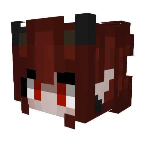 Annis_Rodoria Minecraft avatar head, 3D render