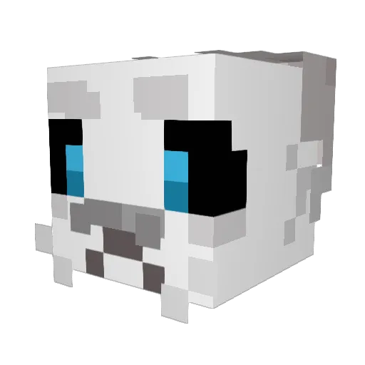 Annoxey Minecraft avatar head, 3D render