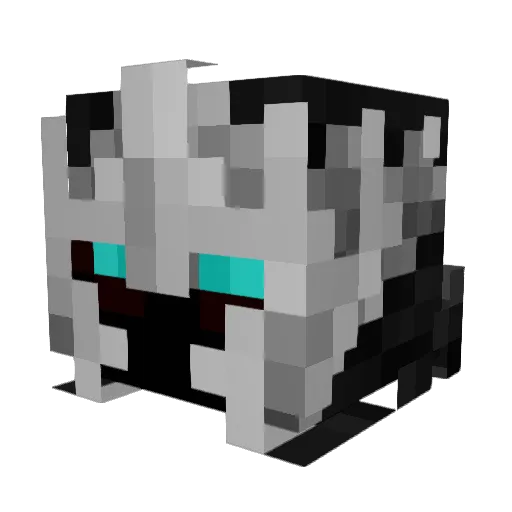 AnnoyedPotato Minecraft avatar head, 3D render