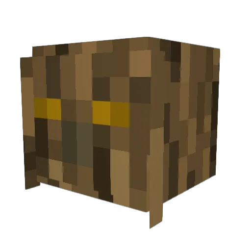 AnnoyingCaptain Minecraft avatar head, 3D render