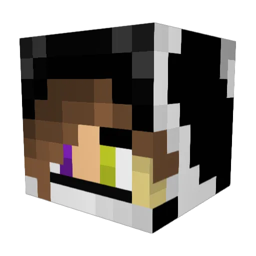 Annoyingmouscpt Minecraft avatar head, 3D render