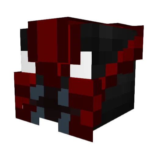 Annt0 Minecraft avatar head, 3D render